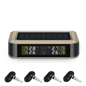 4-Tyres Wireless Solar TPMS for Vehicles - Internal Sensors