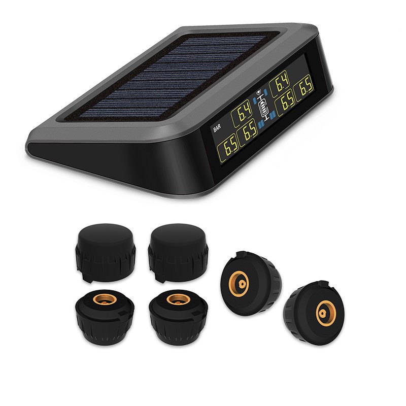 4-6 Tyres Wireless Solar TPMS For Vehicles - External Sensors